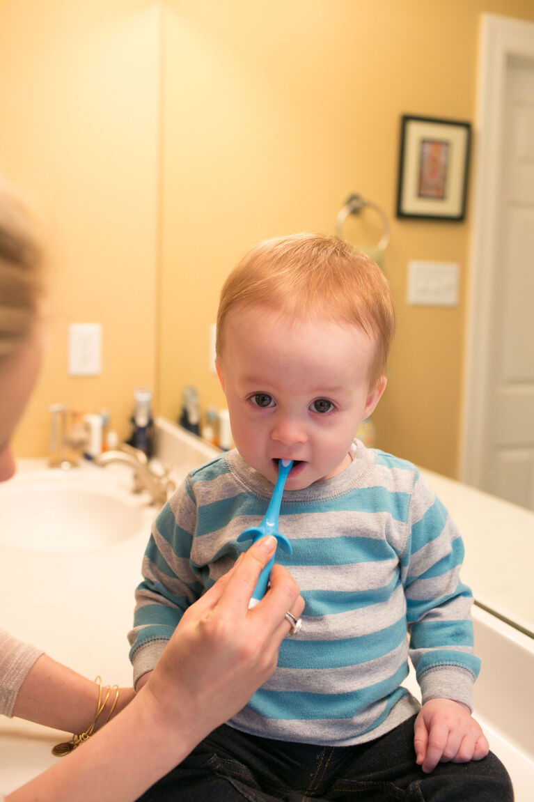 MyLifeUNIT Infant Training Toothbrush 4 Pack BPA Free Toothbrush for Baby Toddler